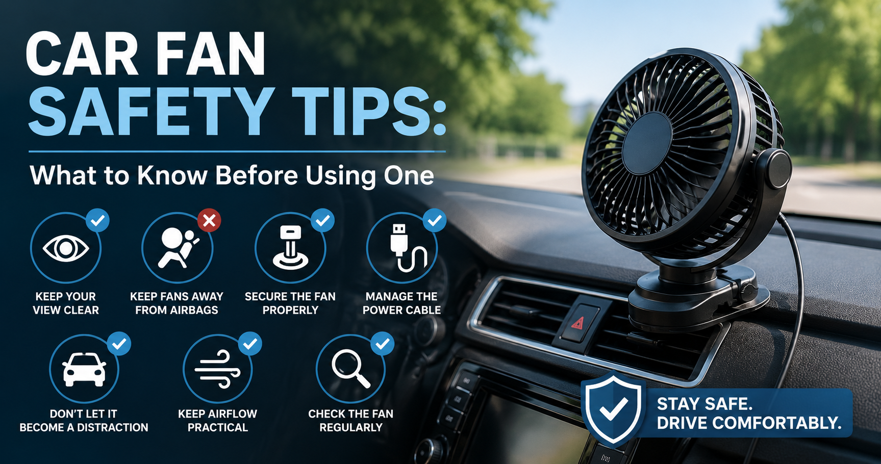 Car Fan Safety Tips: What to Know Before Using One